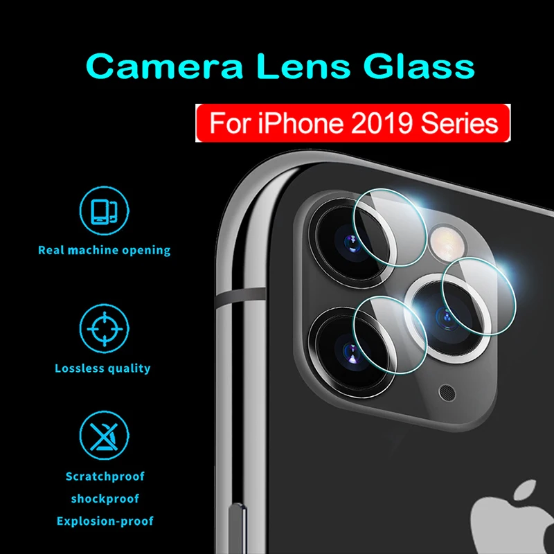 
Wholesale For iphone 12 Mobile Phone Tempered Glass Camera Screen Protector for Iphone 11 Pro Camera Lens Protectors with Box 