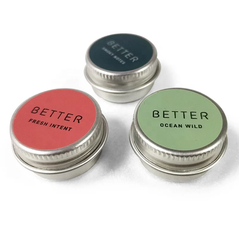 

5g 10g 5ml 10ml Aluminium Jar Metal Eco-friendly Packaging Lipstick Cosmetic Lip Balm Container Tin Cans With Lids 5g 10g