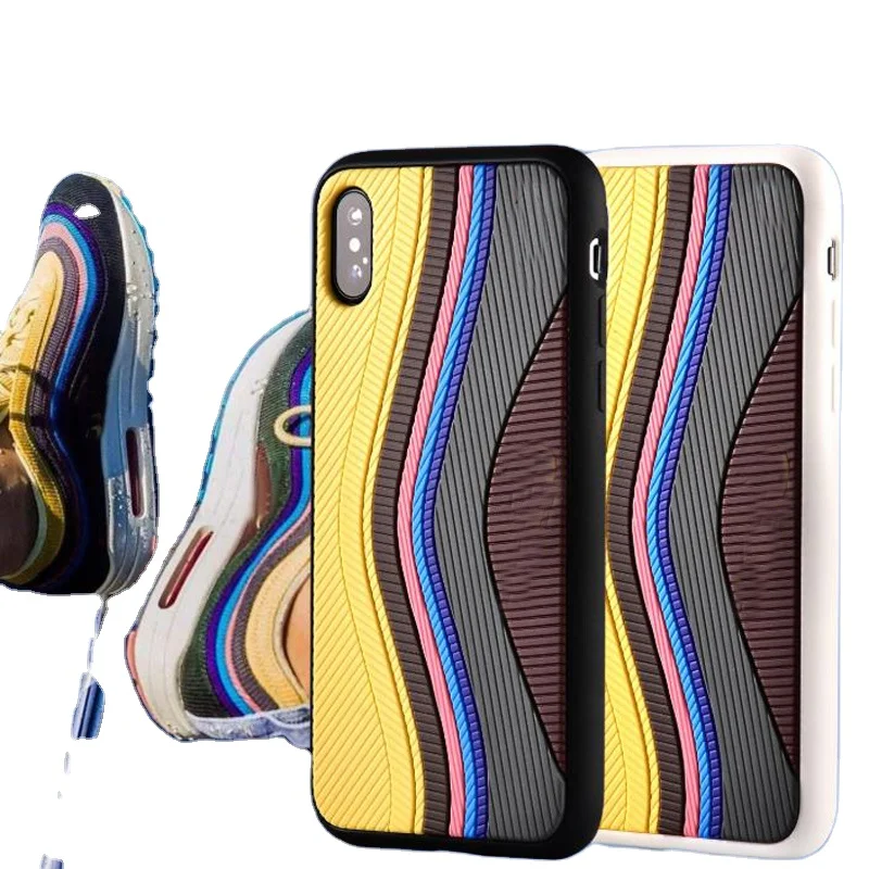

Dropshipping Custom 3D Anti-Scratch Sneaker Colorways Silicone Shoe Phone Case for iPhone 13 11 12 Pro Max X/XS 7 8 Plus, Picture color have stock , accept customized