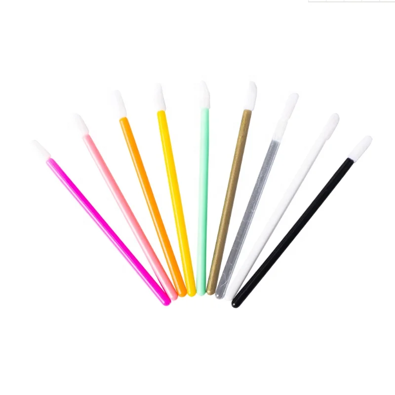 

Disposable Lip Brush Gloss Lipstick Wands Applicator, Different colors