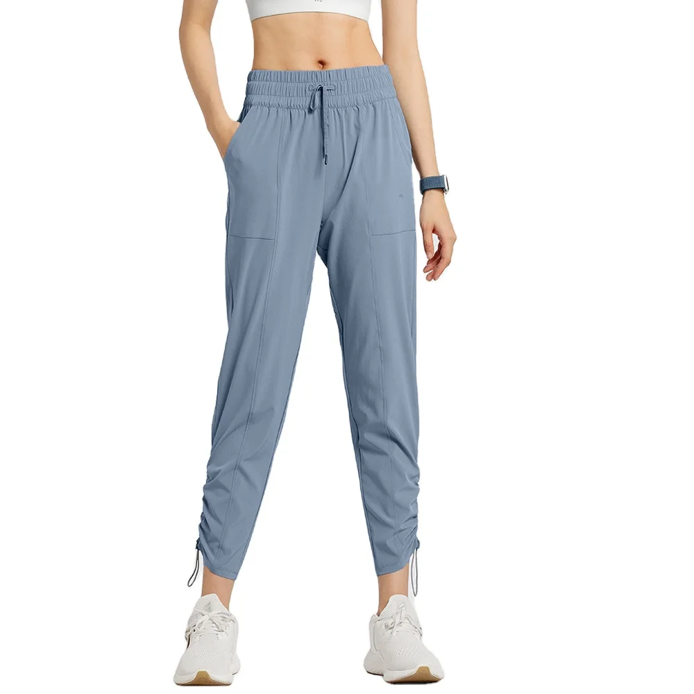 

2020 Factory Price Lulu lemon Pockets Adjustable Waist Dance Studio Jogger Yoga Pant Women Lulu Jogger