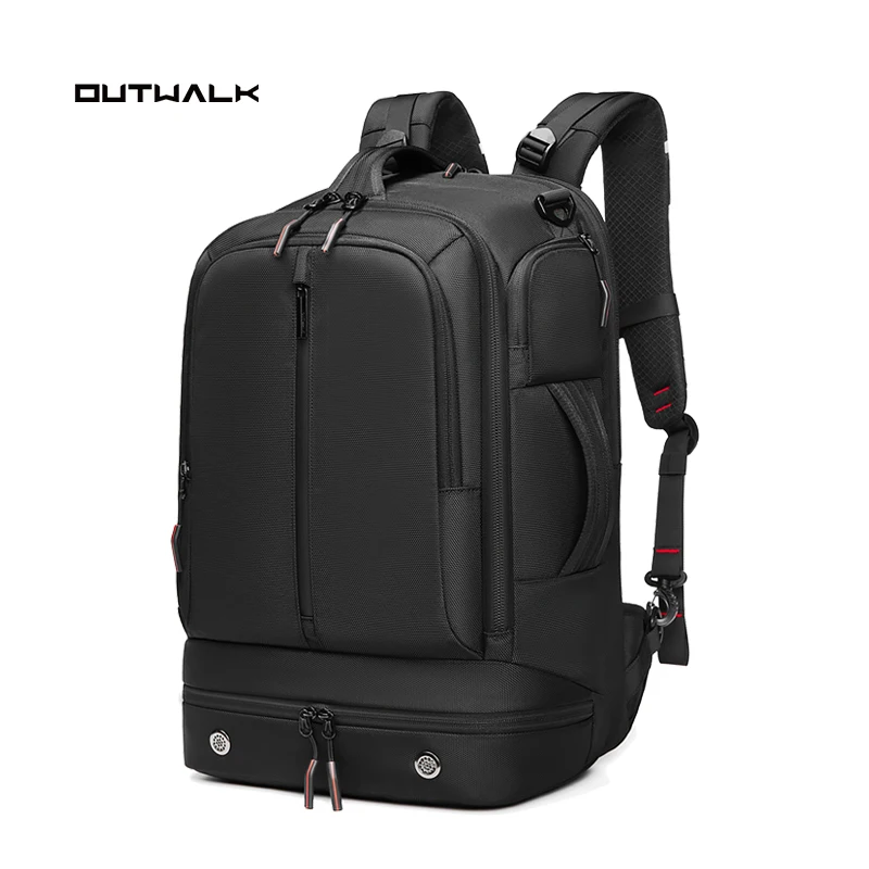 

custom sport rucksack multi function with usb charging port travel bags waterproof men Laptop Backpacks