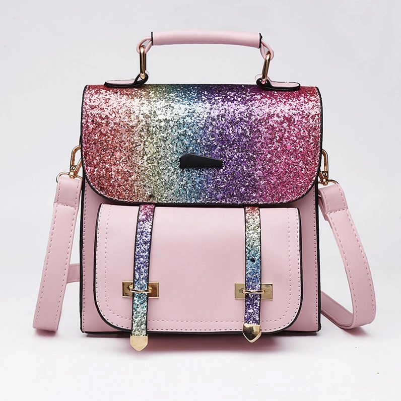

XP1089 Backpack 2021 new fashion student backpack Korean sequin travel bag trend single shoulder female school bag