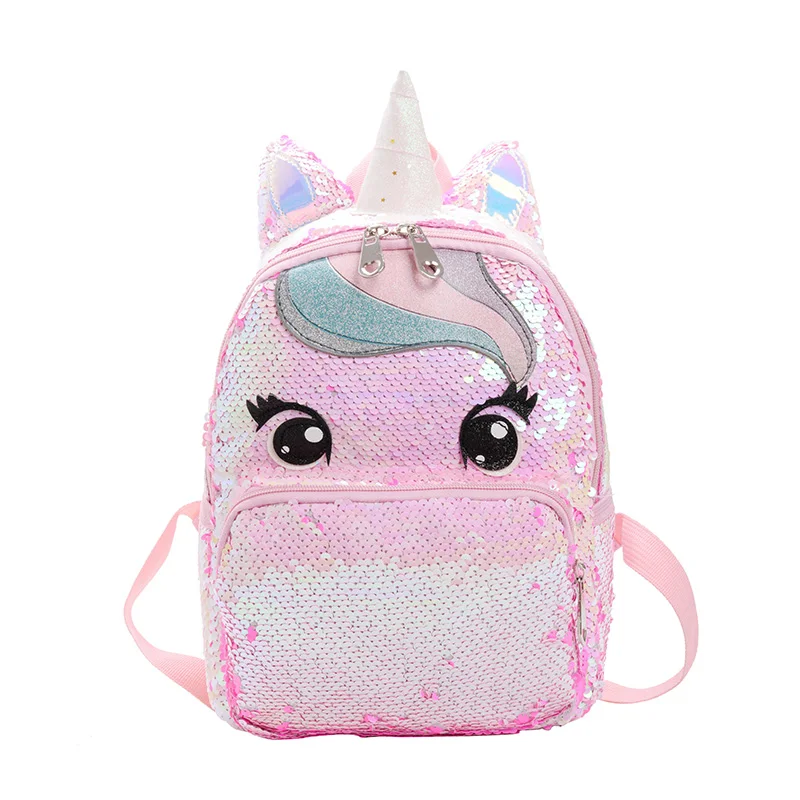 

Outdoor Handbags Student Backpack Women Girl Bags Glitter Bling Fashion Sequins Leather Backpack Bags School Backpack