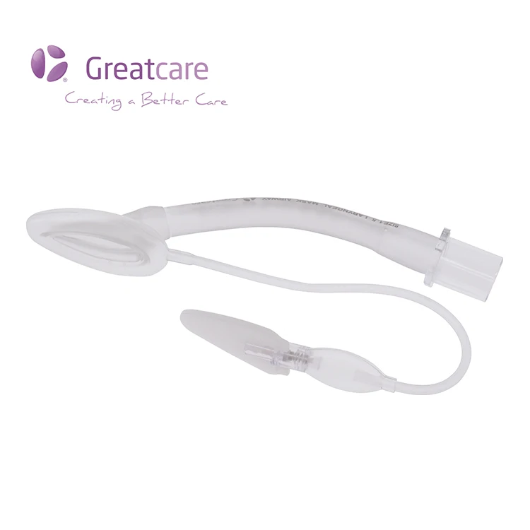 
Greatcare Medical Disposable flexible Professional Manufacture PVC Laryngeal Mask Airway LMA 