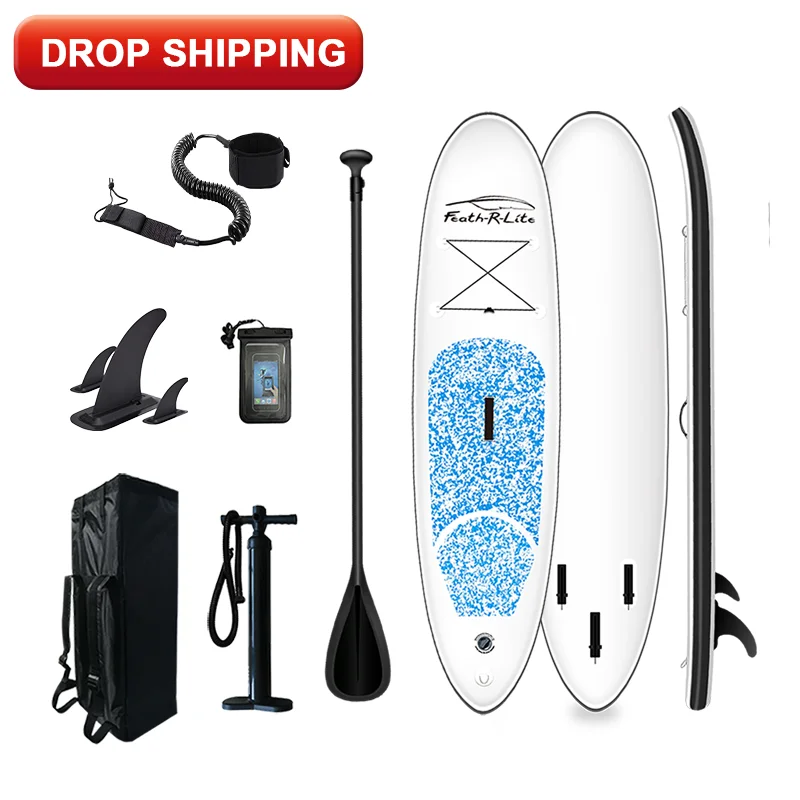 

FUNWATER drop shipping sup paddle board popular inflatable stand aztron sup board inflatable sup board with l, Black,bleu,green,red