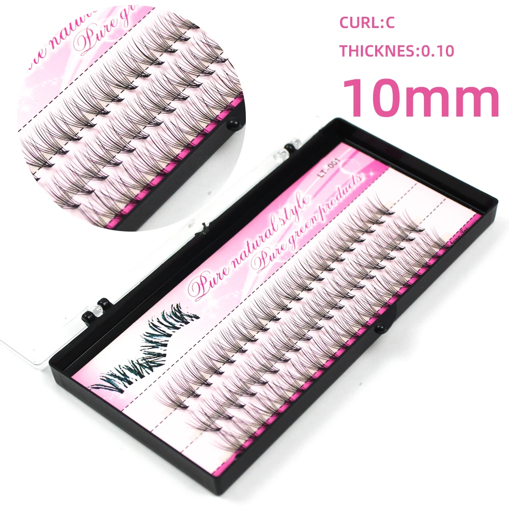 60pcs Individual Cluster Eye Lashes Professional Makeup Grafting Fake False Eyelashesfor Eyelash 7635