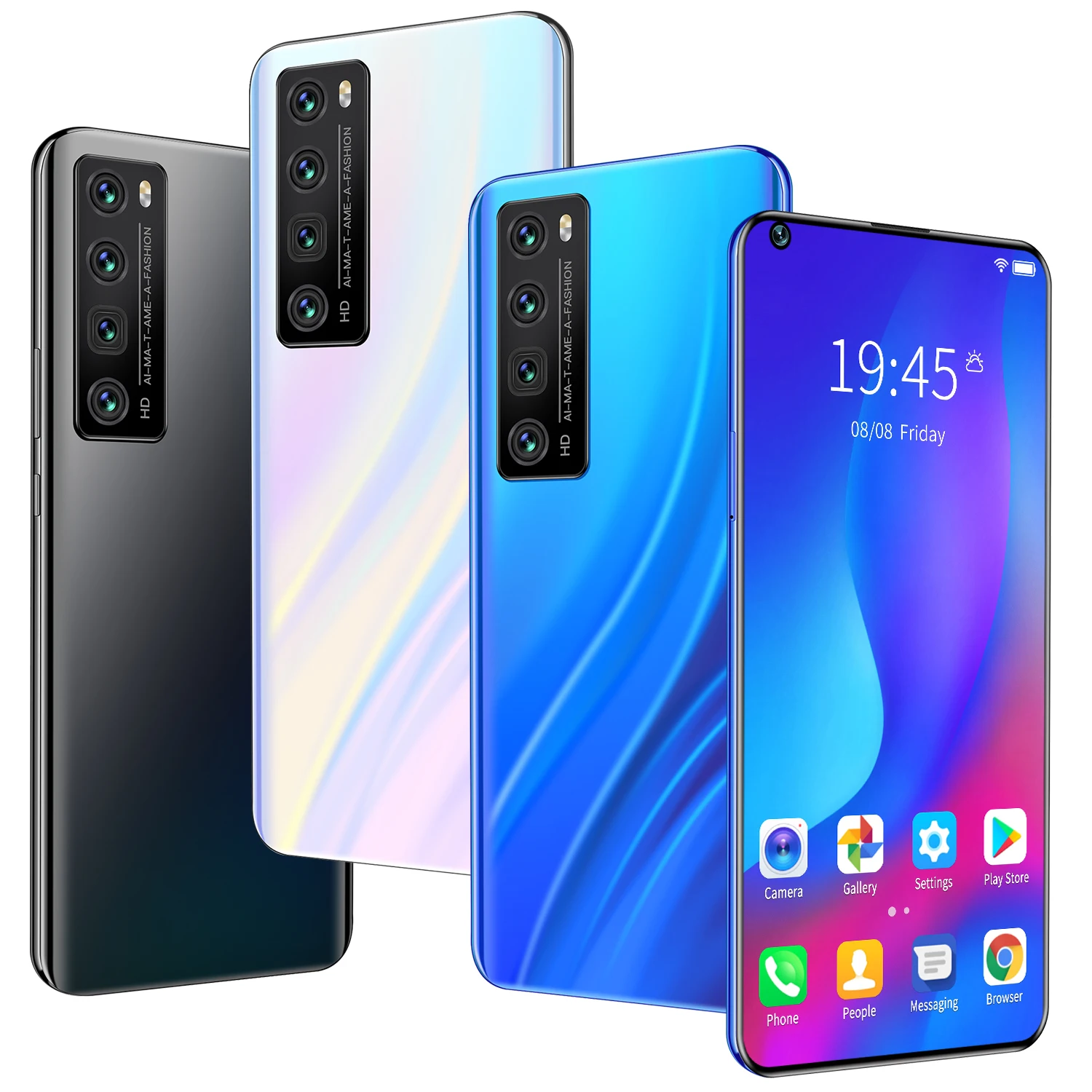 

Hot sale Android 10 8GB+512GB Full Screen mobile phones smart phones in Global Version mobile phone