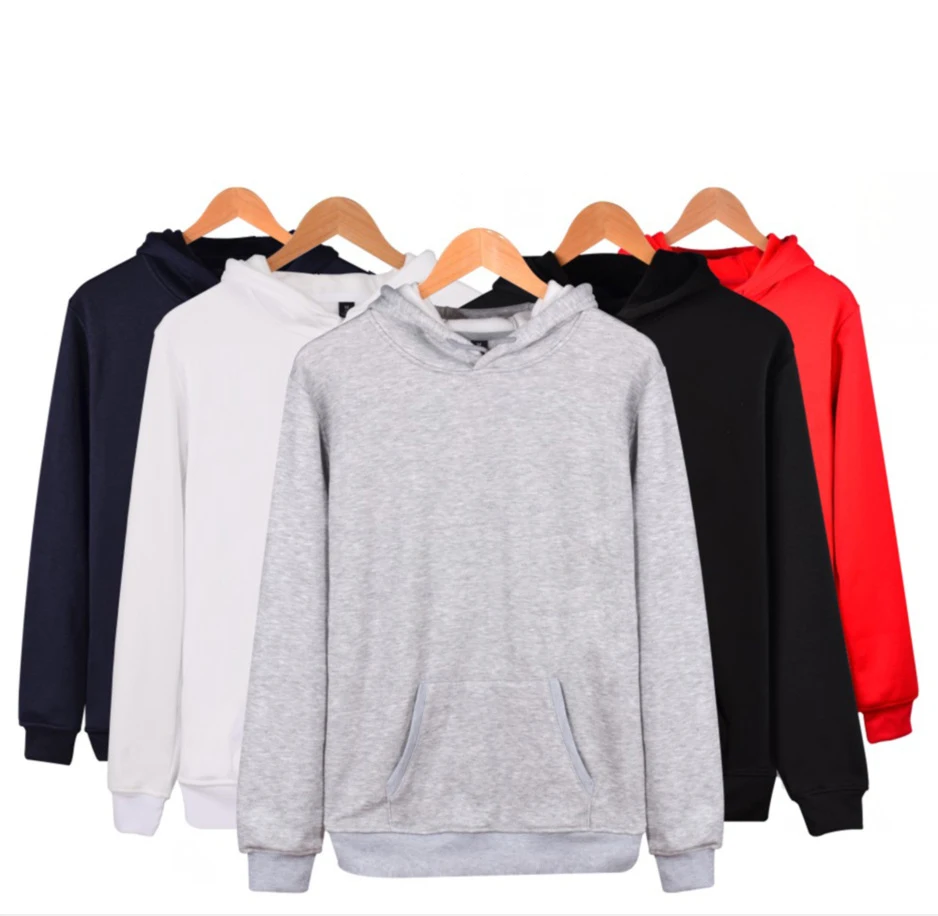wholesales custom blank pure colour hoodies for mens and women hoodies