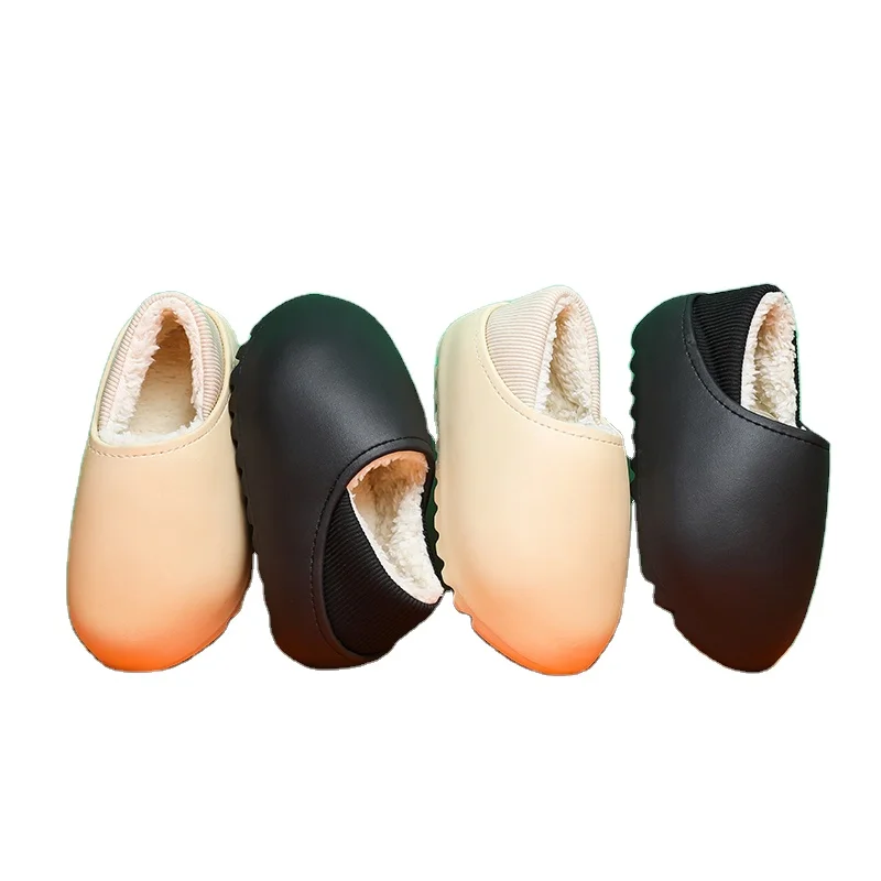 

China Manufacturer House Graffiti Bread Cotton Slippers For Women