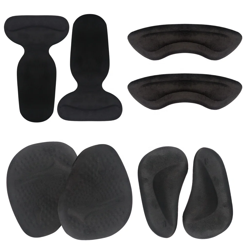 

1 Set Breathable Comfortable Forefoot Insert Flexible Heel Grips Liners Shock Absorbing Gel Forefoot Support Pads Insole