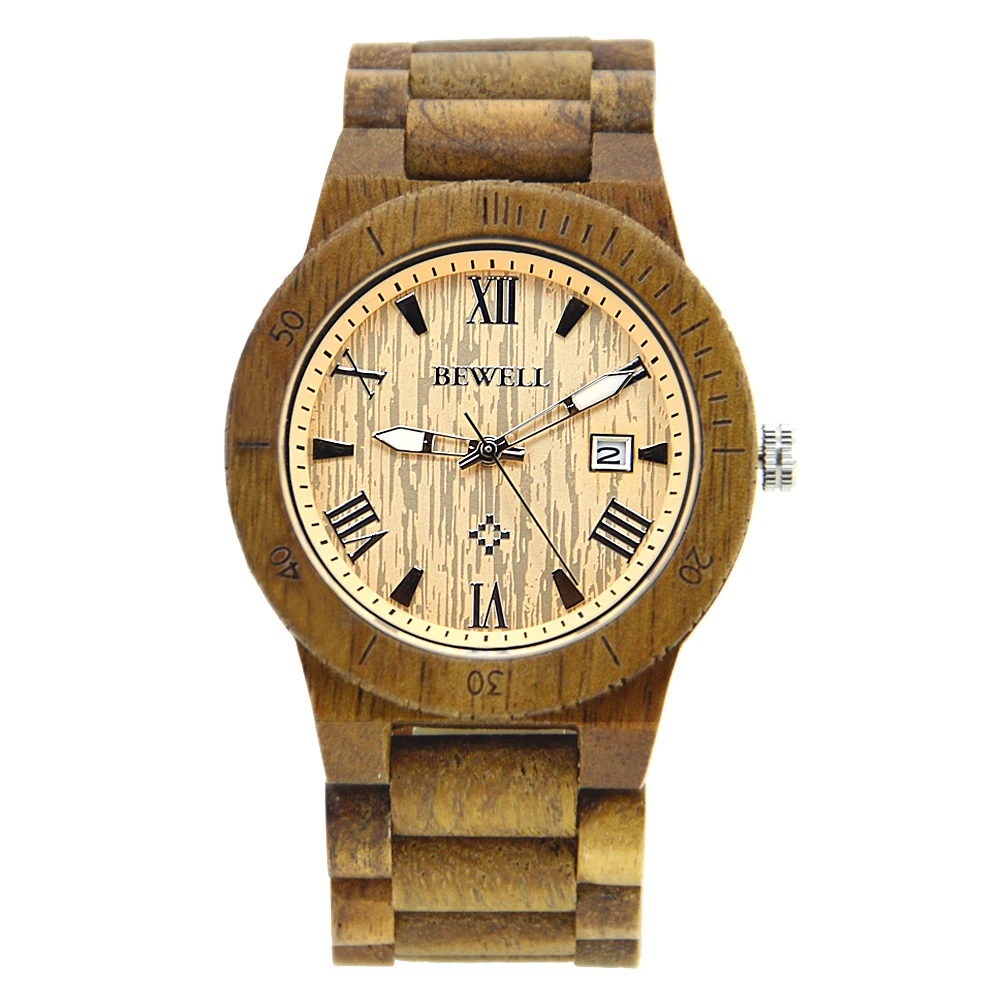 

Handmade Wristwatch High Quality Men Koa Wood Watches