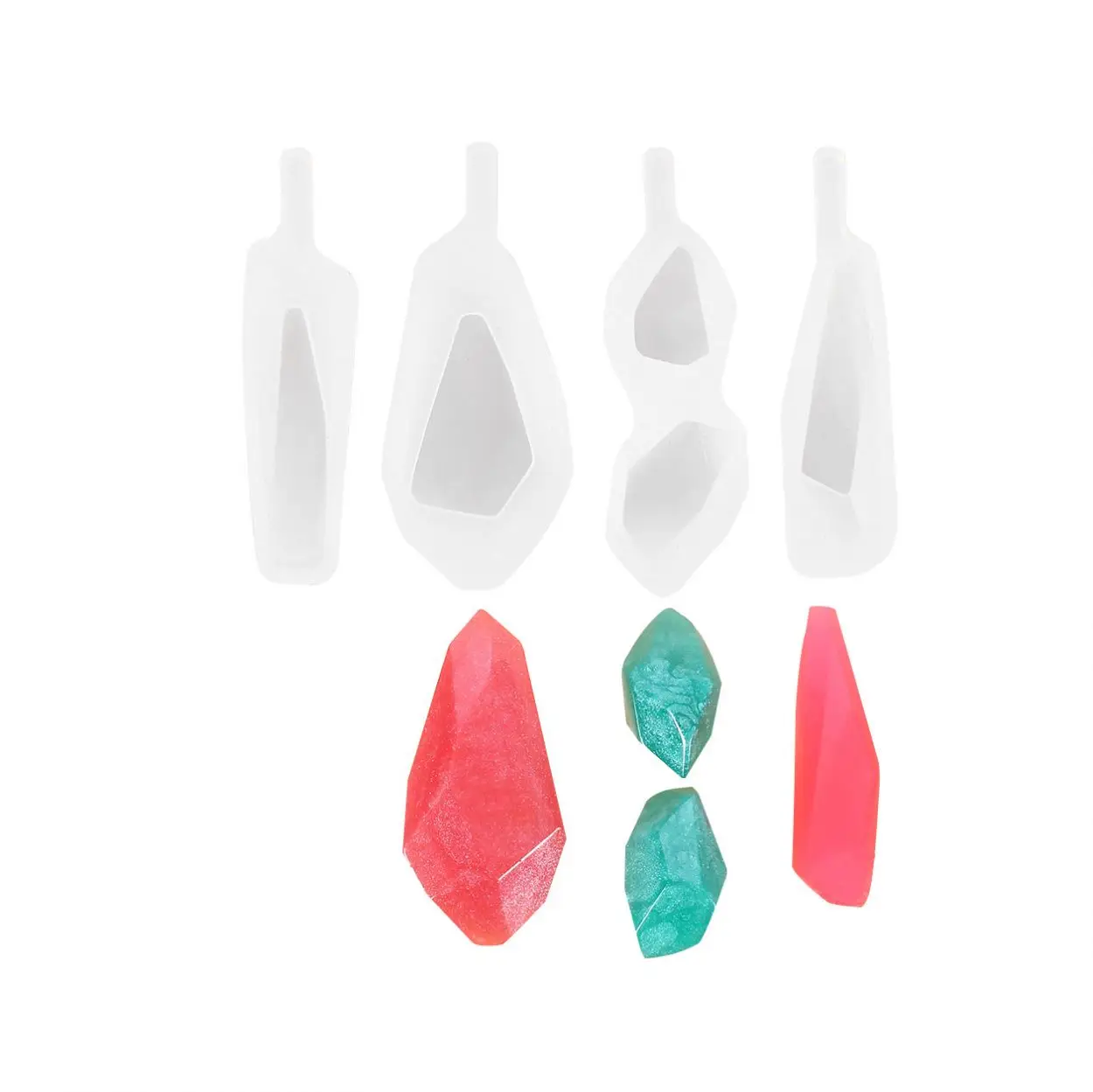

Non Stick Multi Piece Silicone Bakeware Molds Set For Resin Jewelry