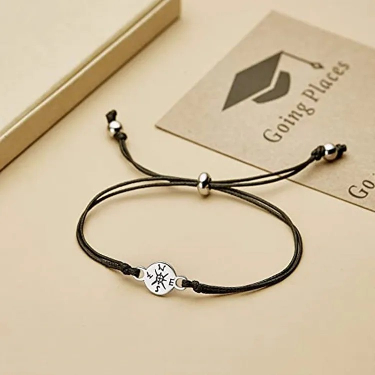 

Graduation GIfts for Her 2021 Compass Bracelet Seniors College High School Graduate Gifts for Daughter Sister, As the picturs