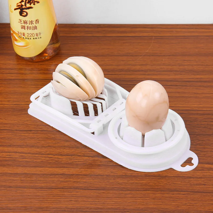 

CL453 Stainless Steel Egg Cutters Eggs Divider Splitter Slicers Kitchen Accessories Strawberry Slicers Boiled Egg Cutter