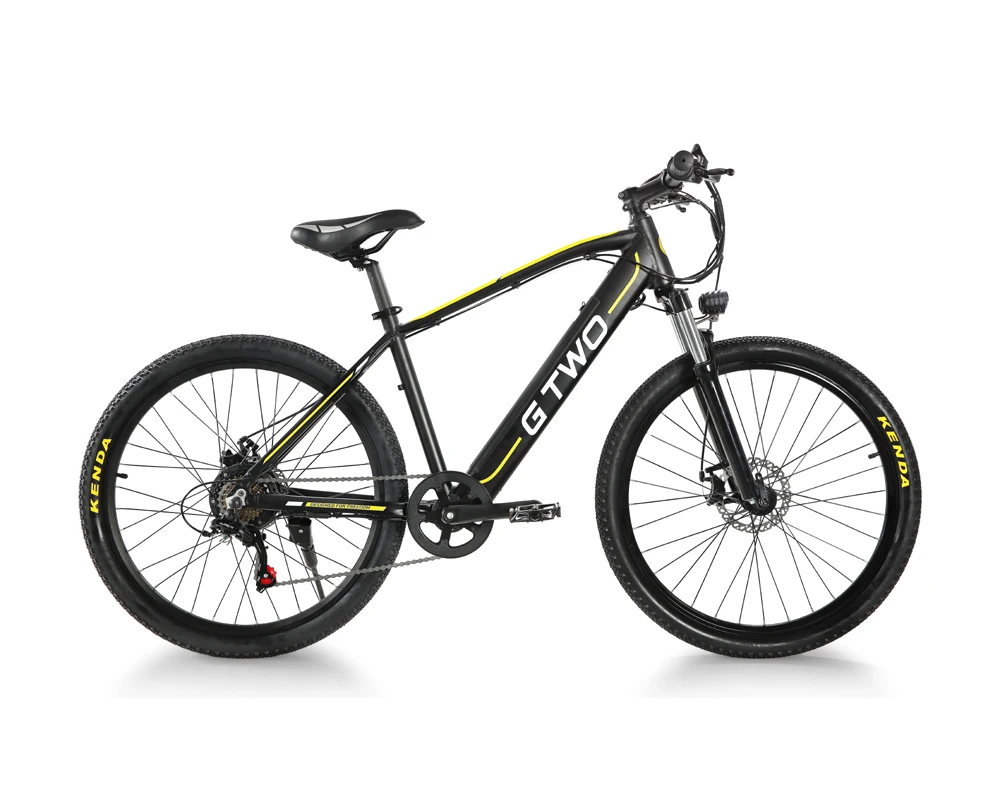 

Super Light Stylish 48V 350W Electric Mountainbike Chopper Bike Electric Sports Bike With Removable 48V LG Battery 26 27.5 inch, Black or white