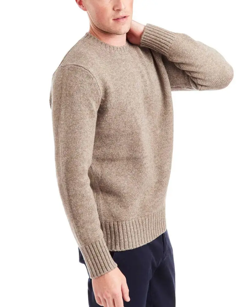 

MEN'S 80% lambswool/20% nylon PULLOVER SWEATER