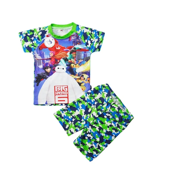 

Best Price Cartoon 2-7Y Playset Pyjamas Kids Fashion Design Pyjamas Kids Children Clothes Short Sleeve Sleepwear