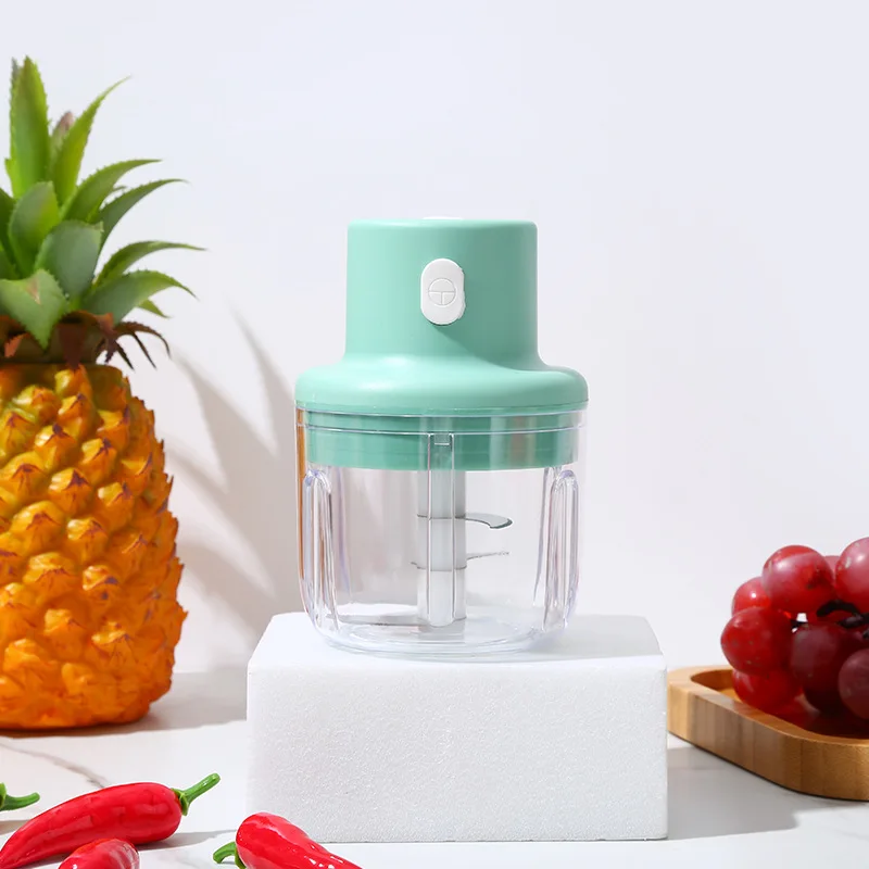 

Mini wireless home crusher electric garlic chopper auxiliary food processor kitchen electric rammer