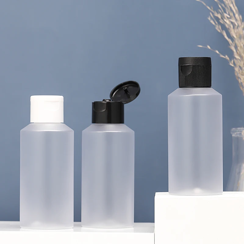 

Cosmetics Packaging Bottles 100ml Filp Cap Bottle Plastic Screw Filp Top Bottle Pet