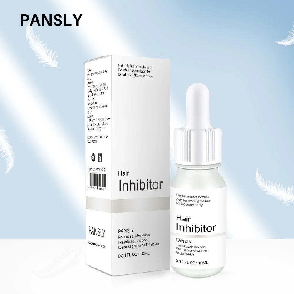 

Pansly hair Inhibitor hyaluronic acid safe not irritating effectively suppress hair neud new hair removal natural inhibitor