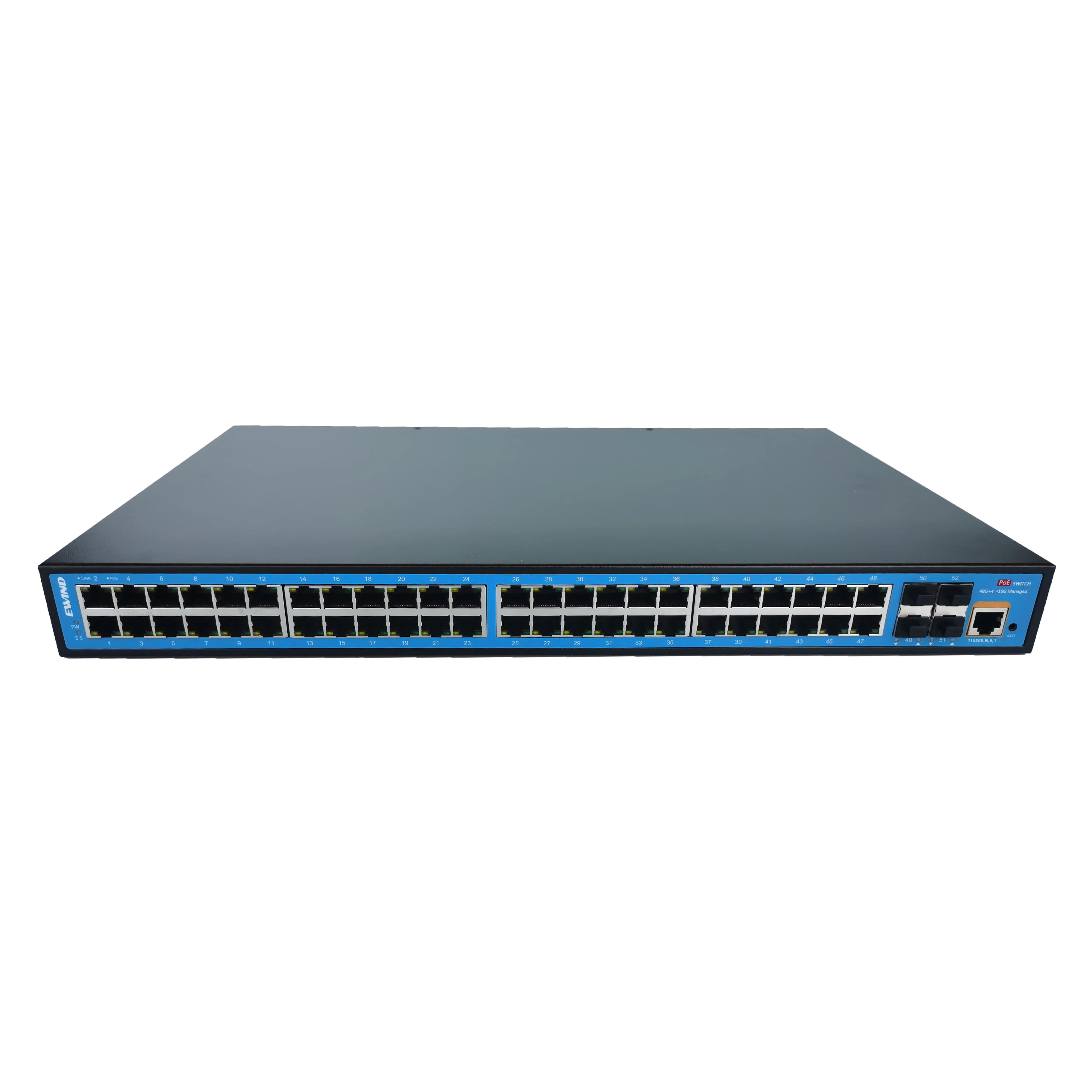 

EWIND 48 Port Gigabit Managed L2 Ethernet Switch with 4 Uplink 10G SFP+ Network Reserve Switch