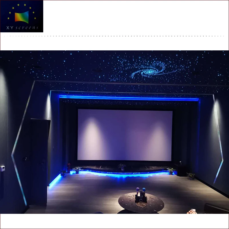 

home cinema big-screen acoustic transparent fixed frame screen HK80C-Sound Max5