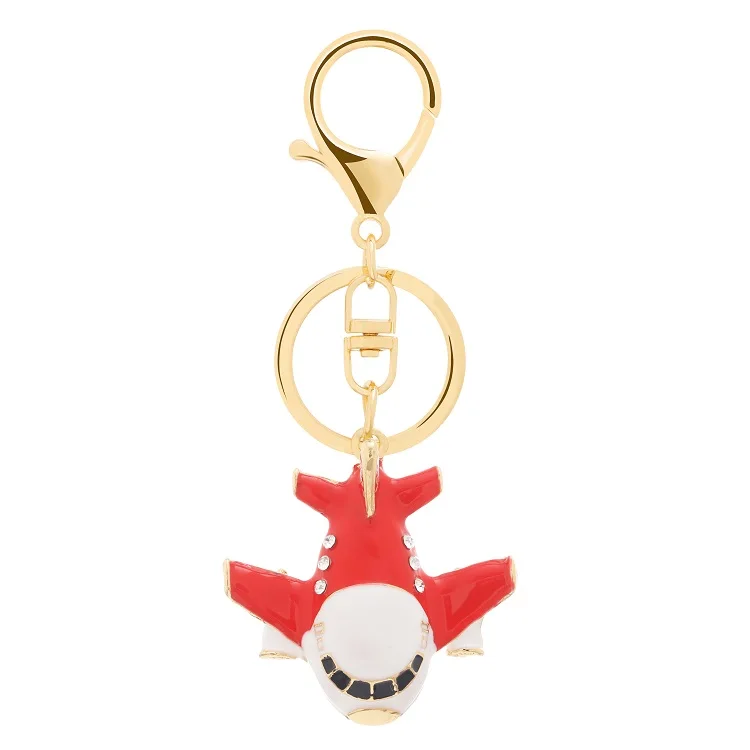 

China custom fashion helicopter airplane shape keychain cartoon decoration keychain