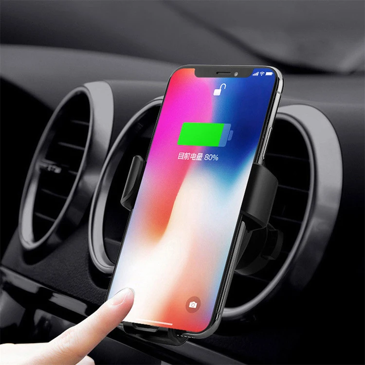 

For Phone GPS Fast Qi Car Wireless Charger Wireless Charging Phone Car Holder