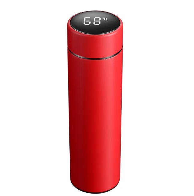 

500ml/17oz 304 Smart Vacuum Insulated Stainless Steel gym sport thermal Water Bottle with LED Temperature Display
