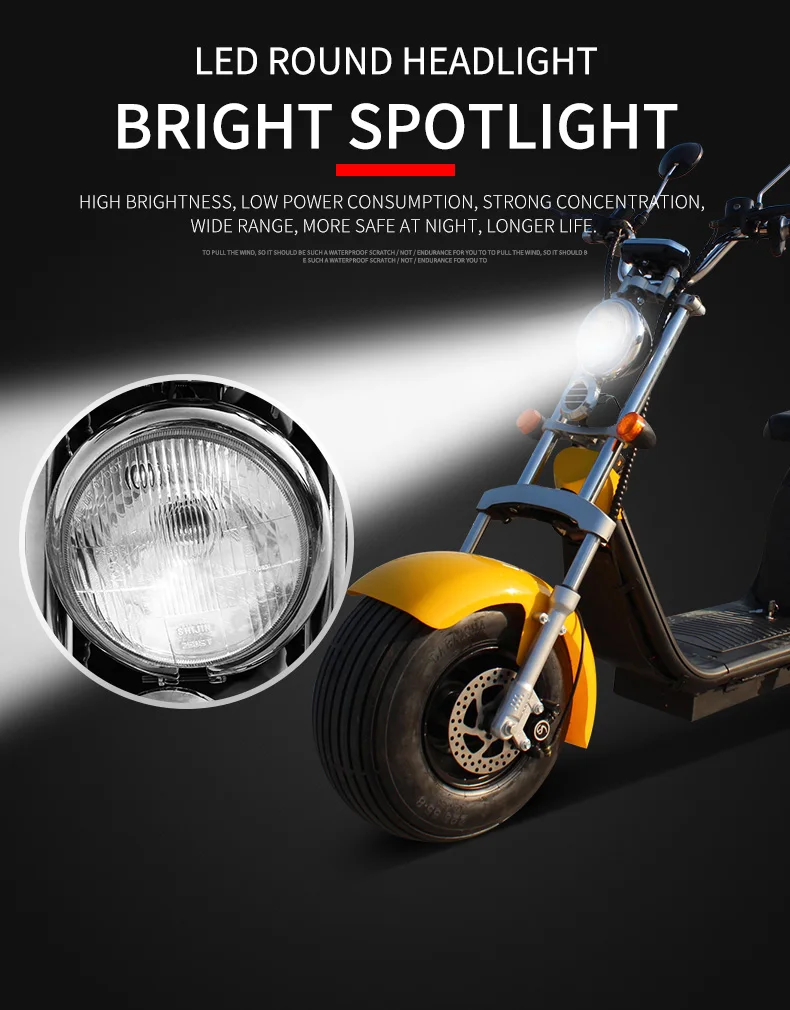 2019 wide tire two wheels with coc and EEC good quality cheap price  citycoco