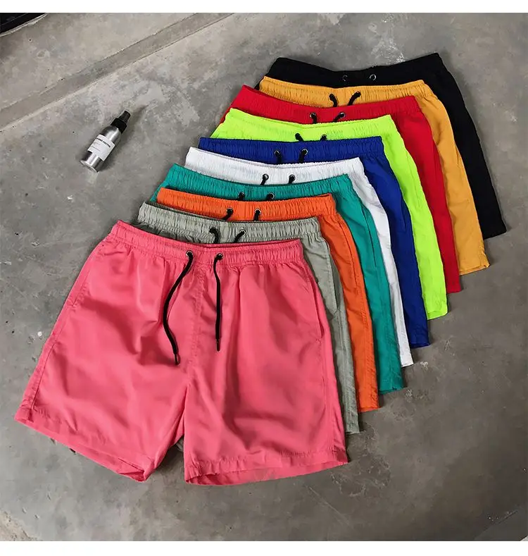 

Factory Cheap Price Men Summer Solid Color Beachwear Wholesale Trunk Men's Swim Shorts pants, Picture shows