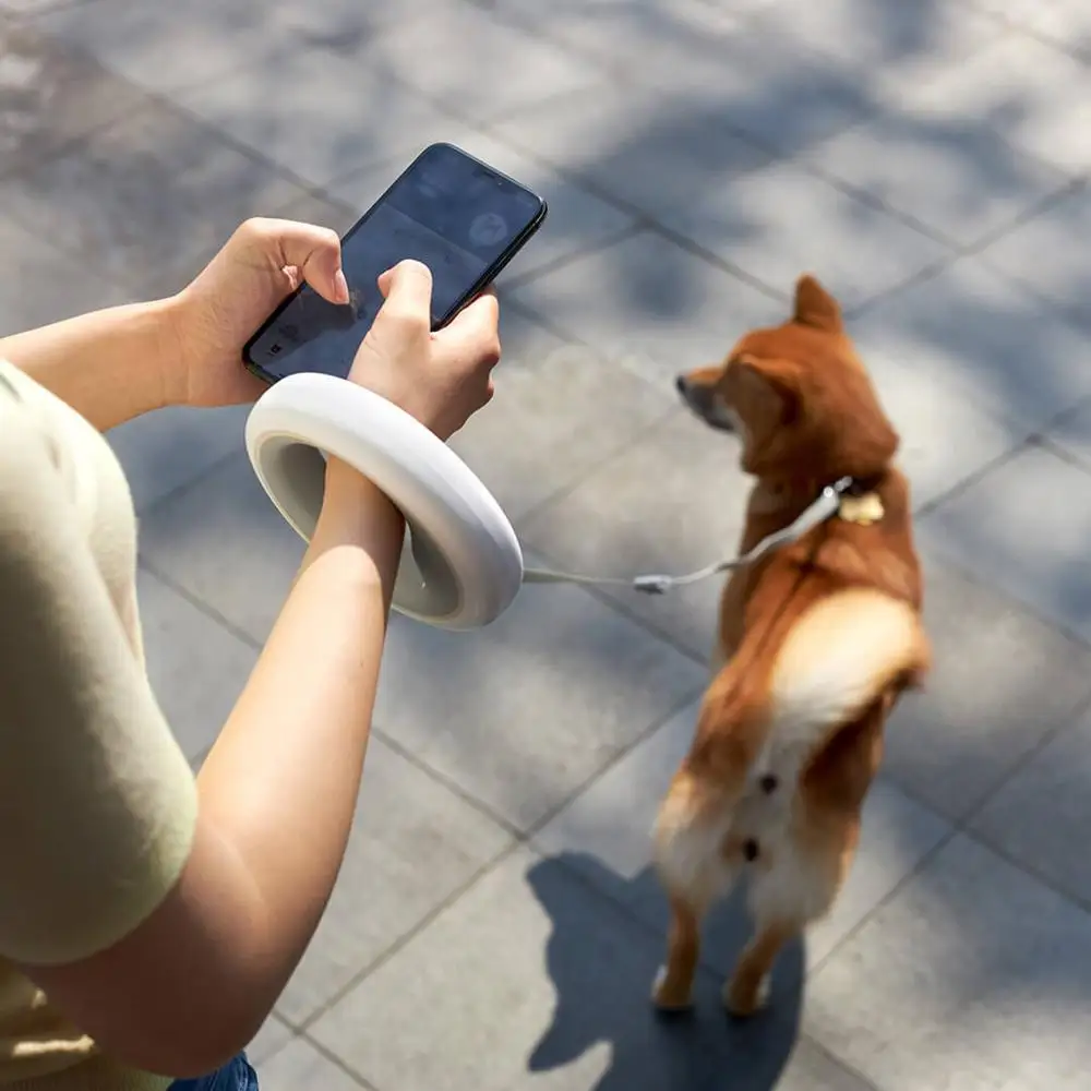 

Best Price Xiaomi Pet Leash MOESTAR Dog Leash Ring Dog Traction Rope Belt Rechargeable LED Night Light Xiaomi Dog Traction Rope, White