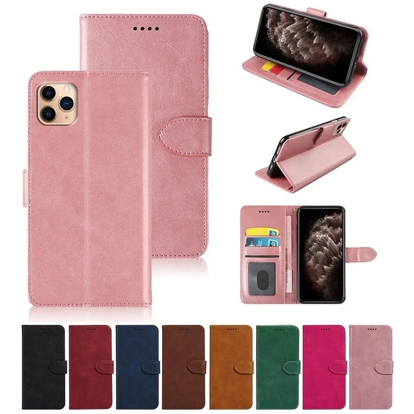 

Classic Wallet Leather Case Mobile Phone Bags Flip Cover Accessories For iPhone 6 7 8 X XS XR Max iphones 11 12 13 Pro mini