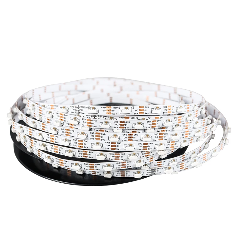 SK6805 SMD 4020 RGB Addressable 5V WS2812 60 Pixels Side Emitting Led Strip Light