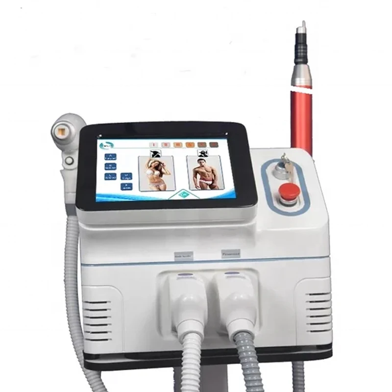 

2 In 1 Super Fast 808 Diode Laser Hair Removal Machine Painless Picosecond Laser Pigment Tattoo Remove Pico Laser Machine