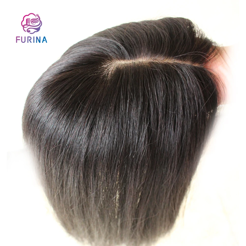 

Fast Shipping wholesale 100% real virgin brazilian human hair topper for women 12*12 hair toupees, Pic showed/pure color/ombre color