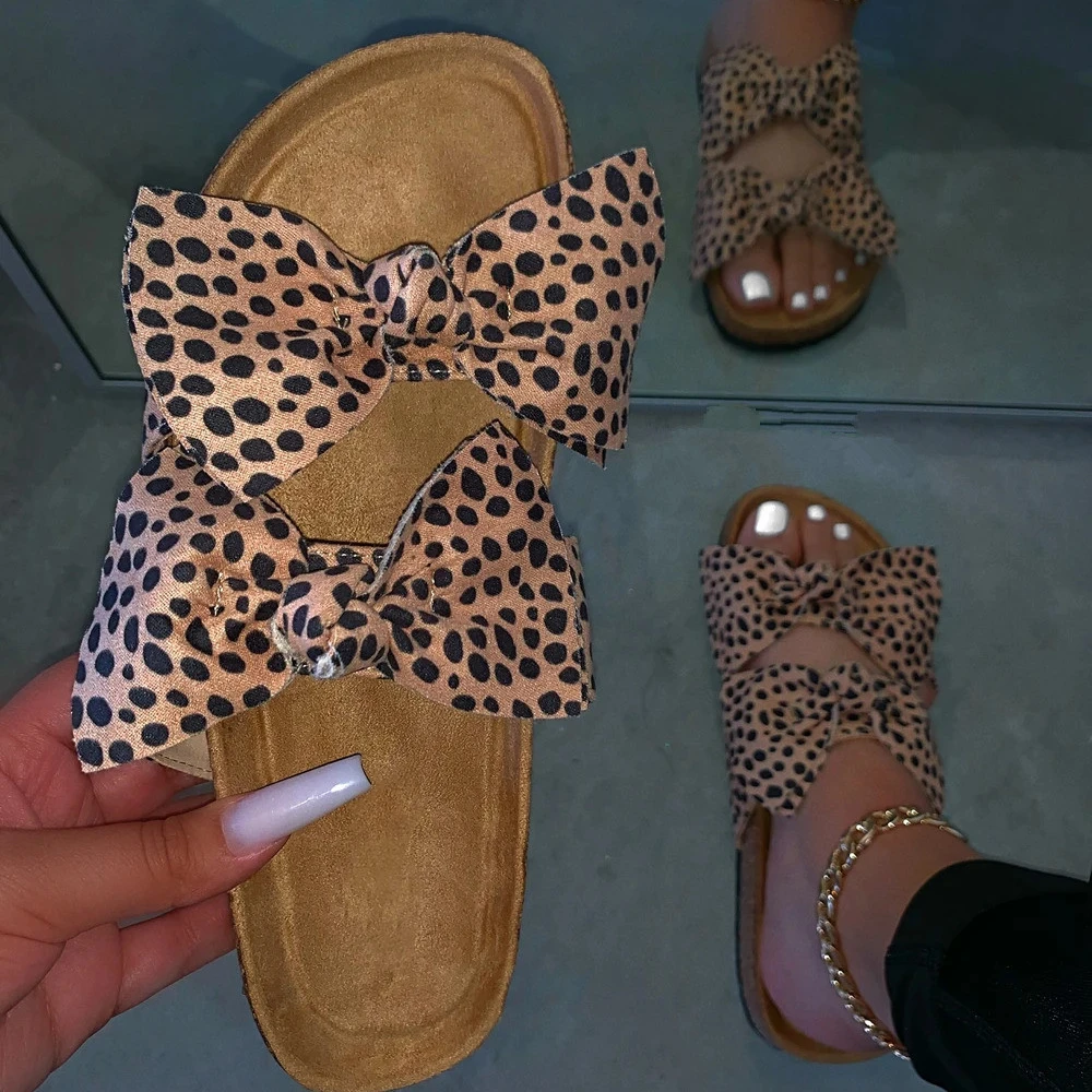 

2020 Stylish Flocking Sandals For Women And Ladies Hot Sale Summer Women Sandals Sexy Little Leopard Custom Logo, Customized color