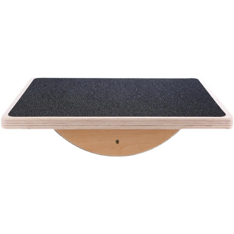 Professional Wooden Balance Board Wood Standing Desk Accessory Core Strength Stability Wobble Boards