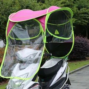 Image of Windproof Motorcycle Umbrella Scooter umbrella