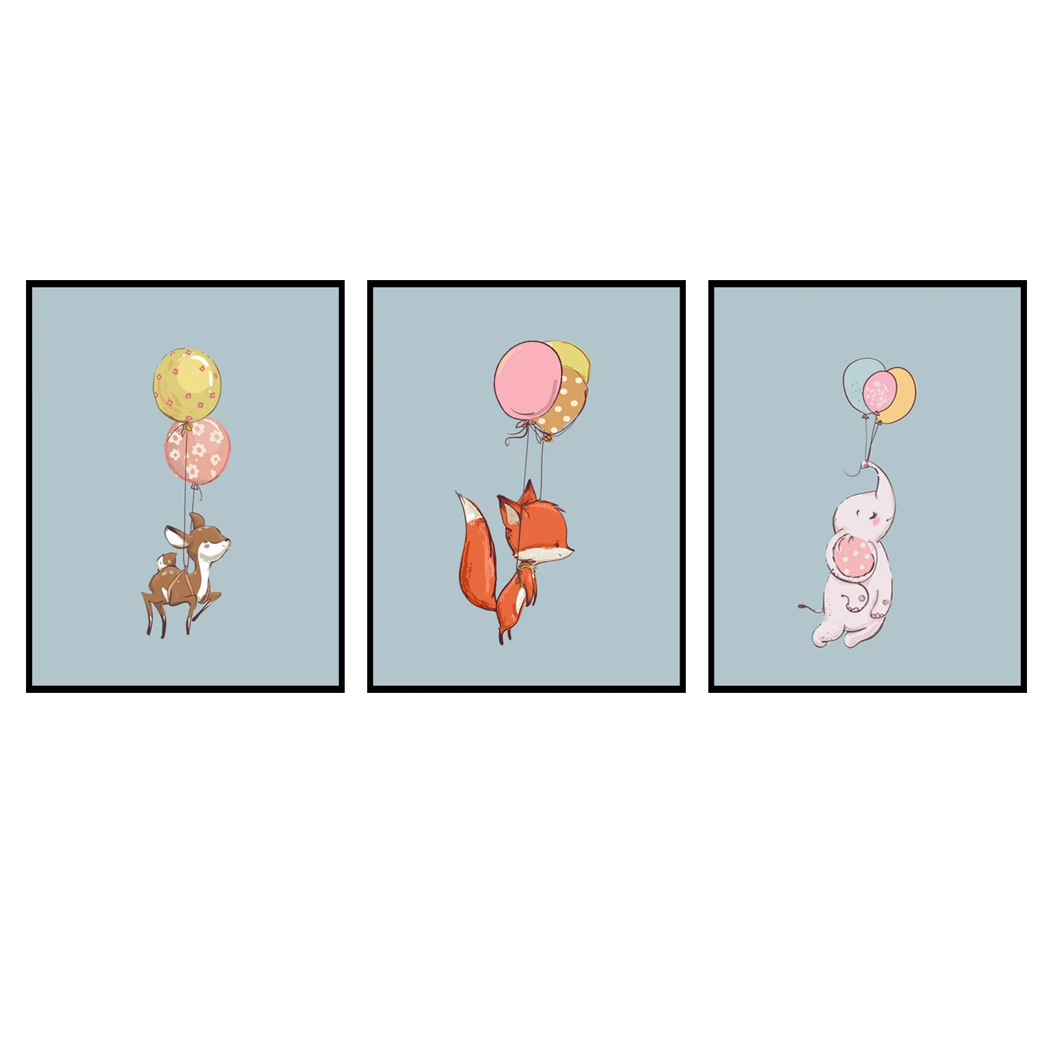 

Animal Canvas Painting Canvas Arts Painting Wall Frame for Home Decor with Plastic, Photo show