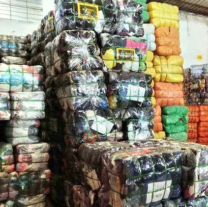 

high quality code bales of muslin branded wholesale used clothes 45 kg from Korea import Korea Africa from Turkey for kids, Mixed color