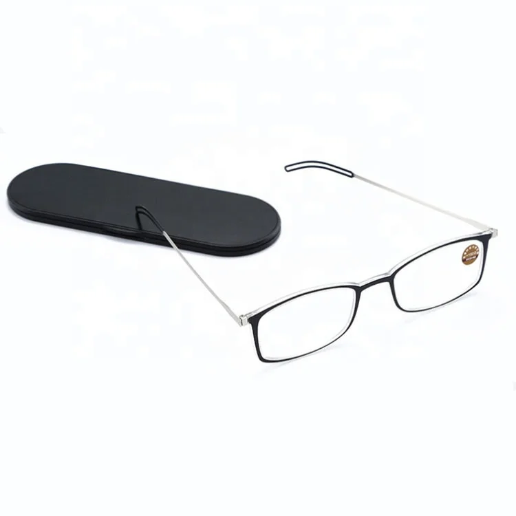 

Anti Blue Light Blocking Presbyopia Glasses Eyeglasses Portable Slim Thin PC Frames Women Mens Reading Glasses, Customize color