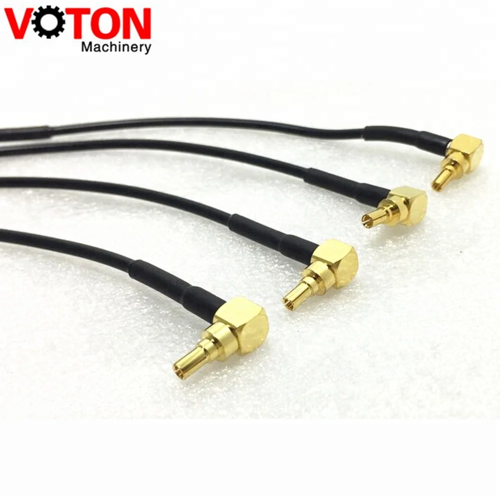 RG174 pigtail cable crc9 male RA  to sma female bulkhead connector rf cable feeder cable assembly details