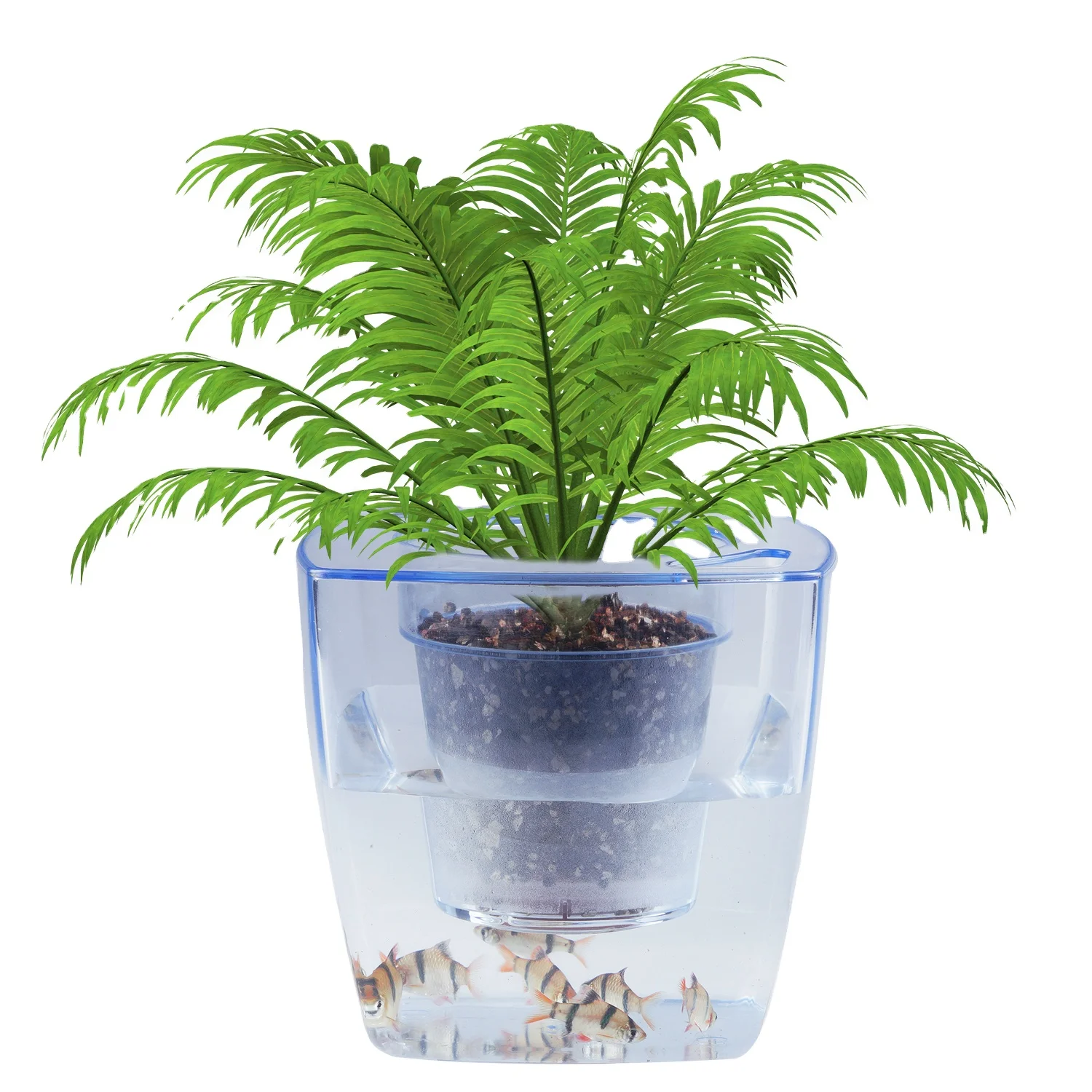 

Wholesale Indoor Plastic Plant Flowers Pots Hanging Water Pot For Gift Decoration, Transparent