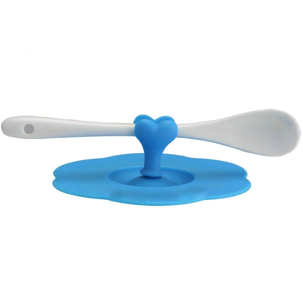 

Heart Silicone Leakproof Coffee Mug Suction Lid Airtight Seal Cup Cover