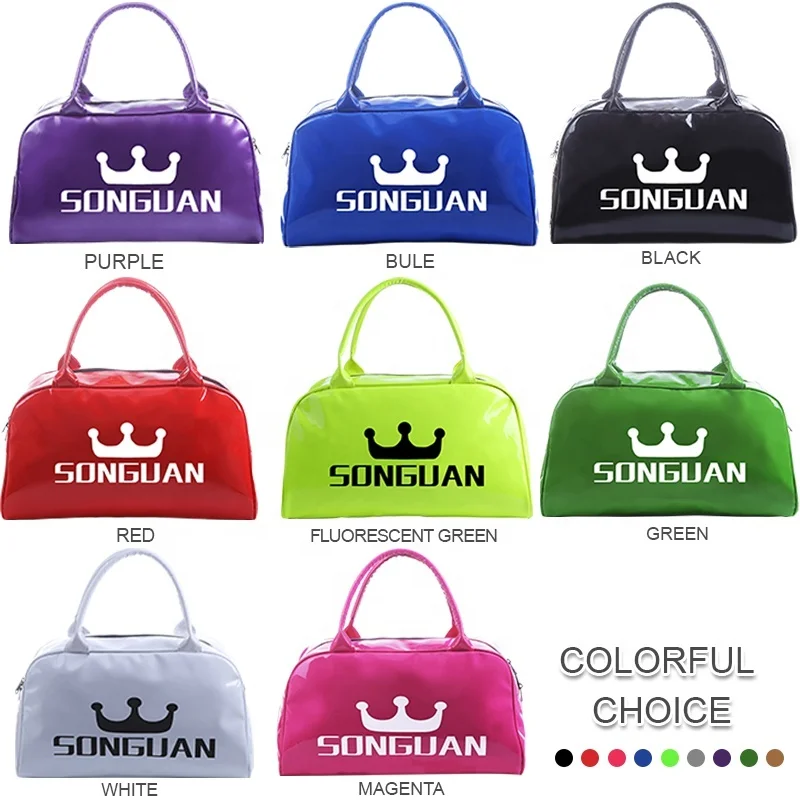 
New Arrival Custom Large Light Weight PU Leather Waterproof Sport Travel Duffle Gym Fitness Bag 