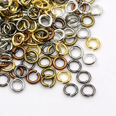 

Pandahall Mixed Color Close but Unsoldered Iron Jump Rings Jewelry Findings 5x0.7mm about 11000s/500g