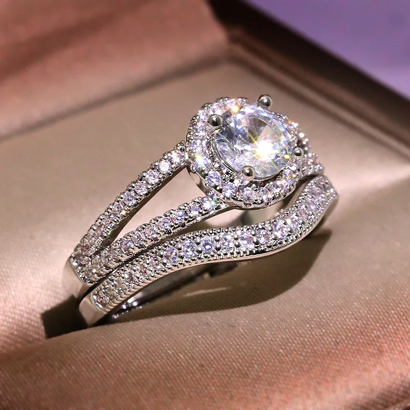 

Silver Color Diamond Ring for Women Fine Anillos De Silver 925 Jewelry Bizuteria Bijoux Femme Gemstone Rings Amazon