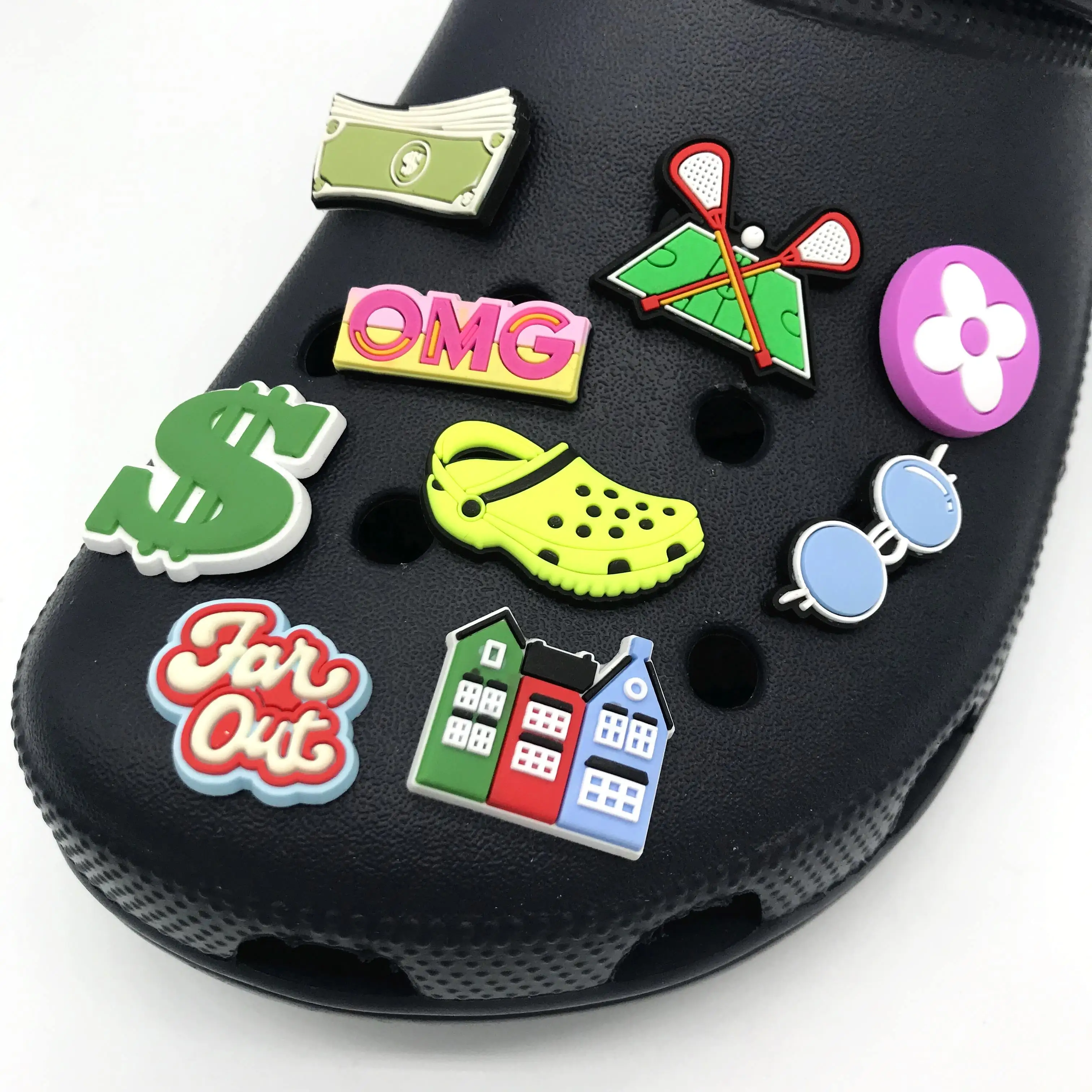 

New style Croc for clog shoes custom design croc shoes charms for sale croc charms gift designer kid, Picture